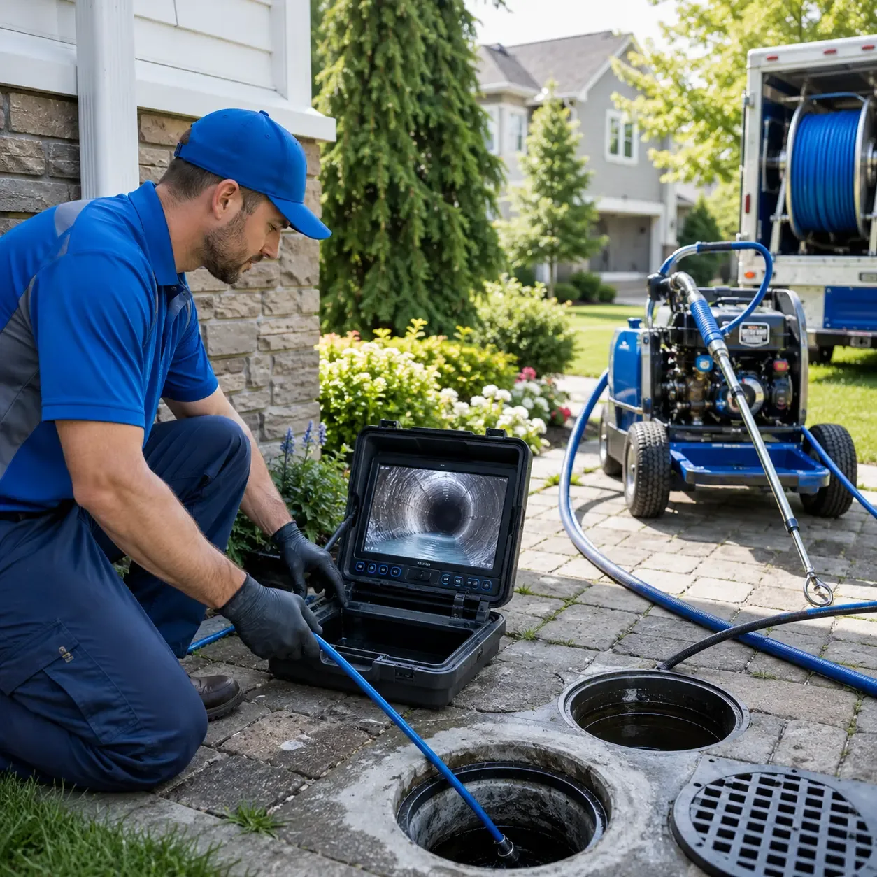 Outdoor drain cleaning professionals serving Berry, KY